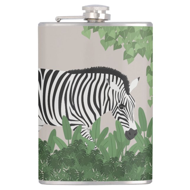 Cantil Zebra entre Folhas (Frente)