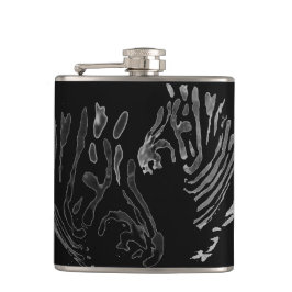 Cantil Zebras de impressão animal monocromática