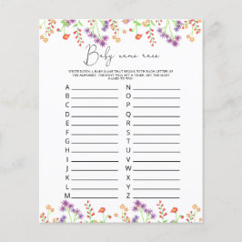 Cantinhos selvagens Jogo de raça do nome do bebê