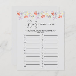 Cantinhos selvagens Jogo de raça do nome do bebê