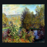 Canto do Jardim por Monet Impressão<br><div class="desc">"A Corner of the Garden" é uma bela pintura a óleo pelo artista impressionista Claude Monet,  c. 1876.</div>