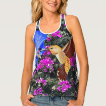 Canto Superior Colorido do Hummingbird