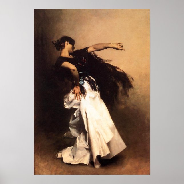 Cantor Sargent Dancer Espanhol Poster (Frente)