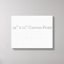 Canvas 14 X 11 personalizada
