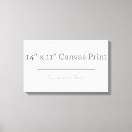 Canvas 14 X 11 personalizada
