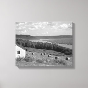 Canvas 14x11 dos lagos finger do lago Keuka