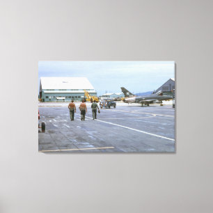 Canvas 1969 de Vietnam da base aérea de Tuy Hoa