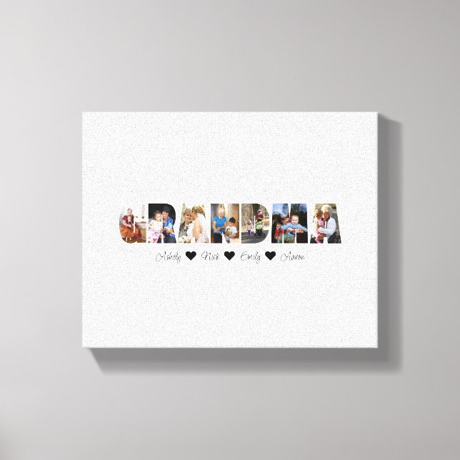 Canvas 7 Fotografias da Vovó (Frente)