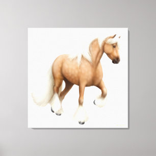 Canvas aciganadas do cavalo de esboço da espiga d