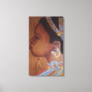 Canvas africanas da noiva