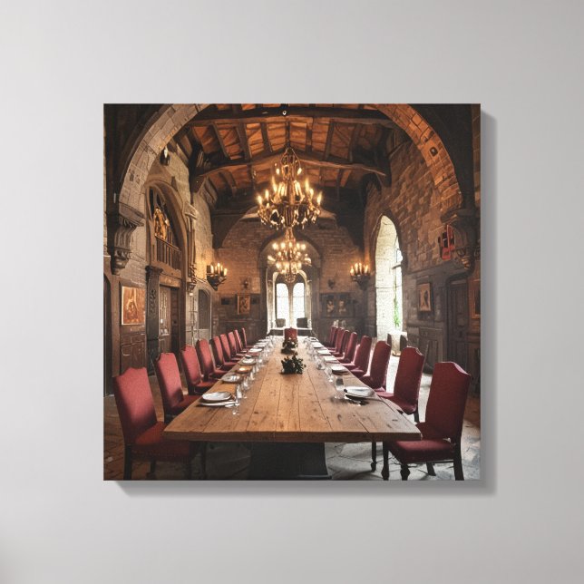 Canvas Art (Castle Dining Hall-5) (Frente)