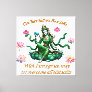 Canvas Art/ Green Tara