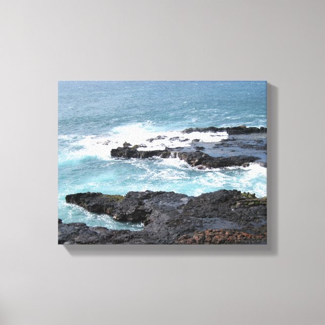 Canvas Art Ocean Scene Kauai (Frente)