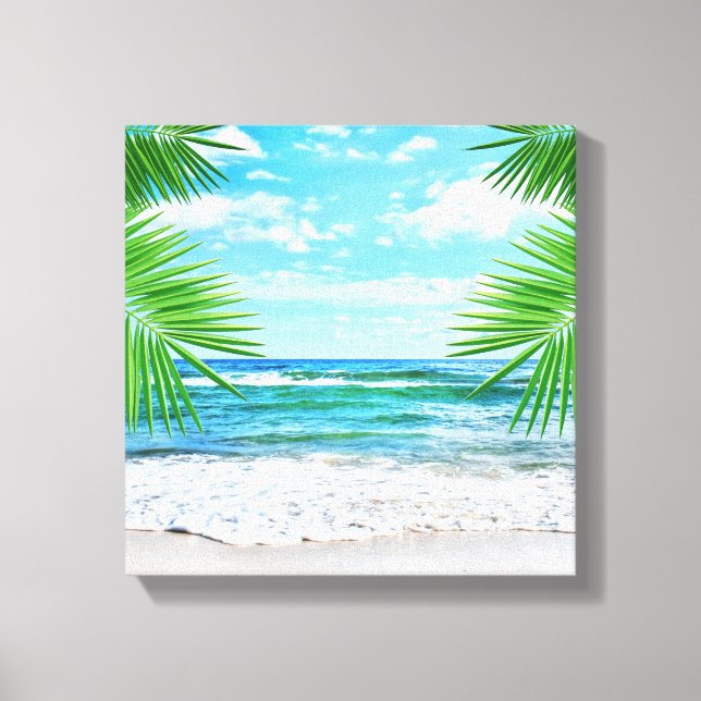 Canvas Art-Tropical Beach (Frente)