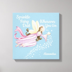 Canvas Azul Fada Mágica