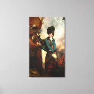 Canvas Banastre Tarleton por Joshua Reynolds