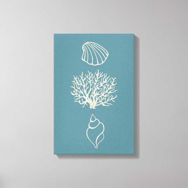 Canvas Blue Beach Art (Frente)