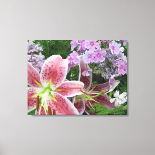 Canvas bonito das flores - 2 painel