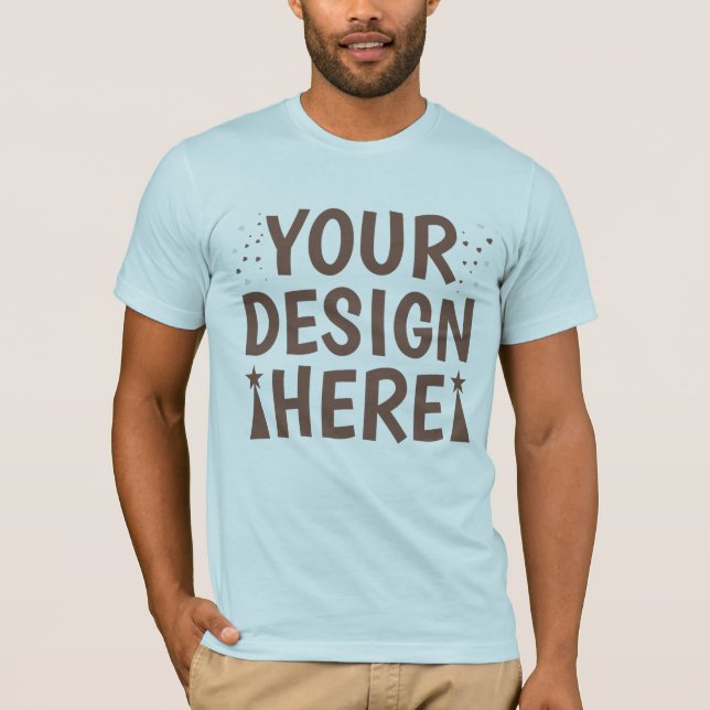 Canvas branca da Bella. Mockup de camisa feminina (Frente)