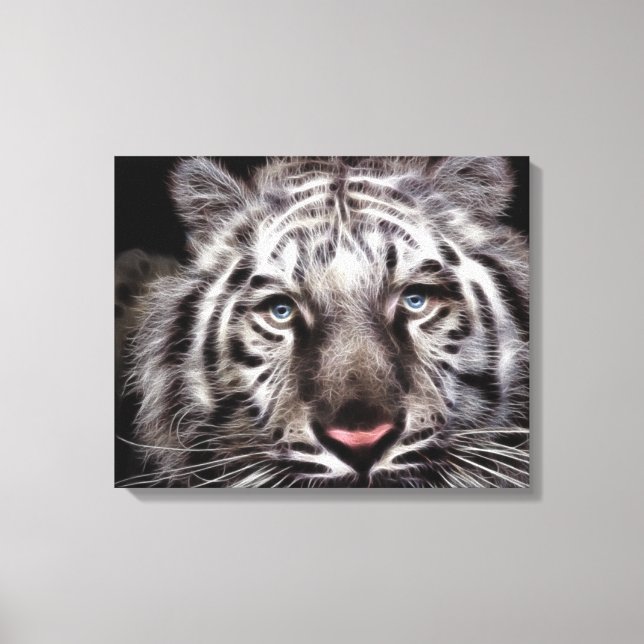 Canvas branca Tigre (Frente)