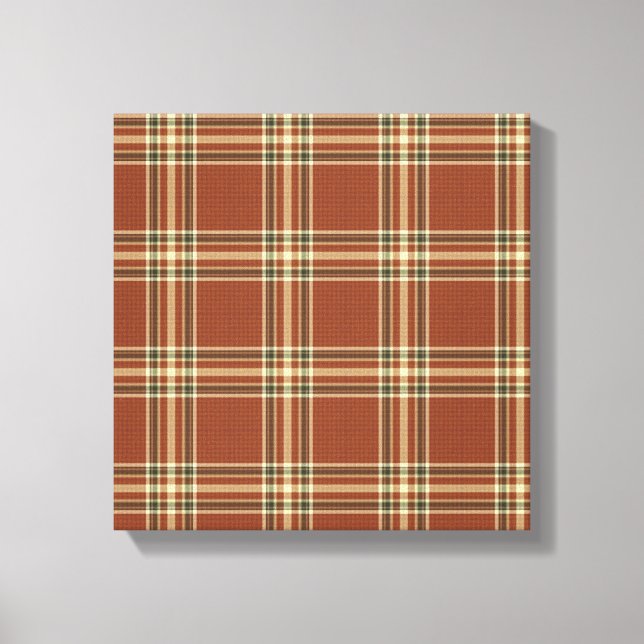 Canvas Brown Tartan (Frente)