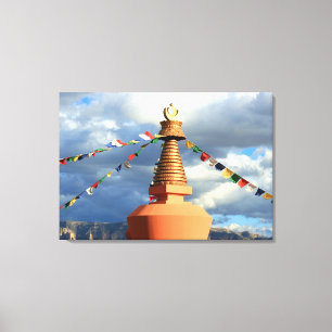 Canvas budistas do stupa