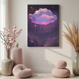 Canvas Celestial de Arte em Nuvem