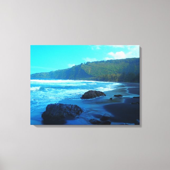 Canvas cênica de Waipio Valley Big Island Hawaii (Frente)