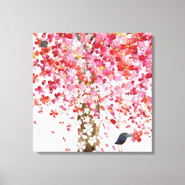 canvas cherrytreebird (Frente)