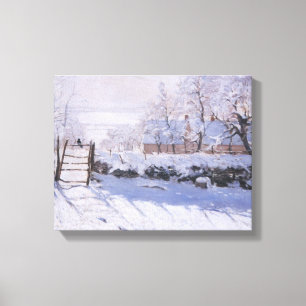 Canvas Claude Monet a paisagem do inverno do
