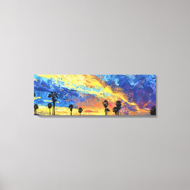 Canvas Costeira: Sonhos Sunset SoCal (Frente)
