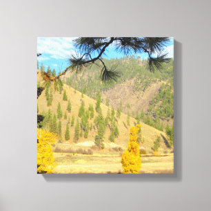 Canvas da cena da montanha