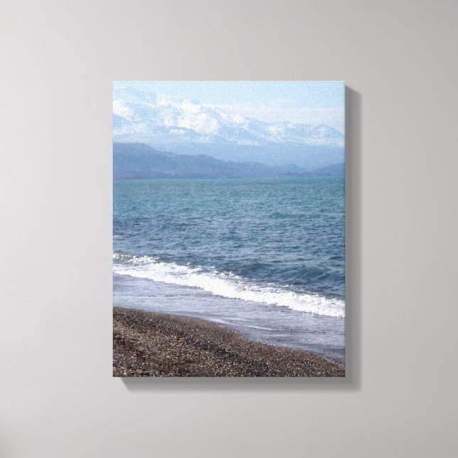 Canvas da cena da praia (Frente)