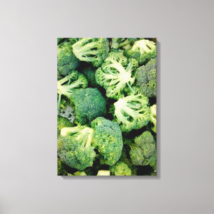 Canvas da foto dos brócolos