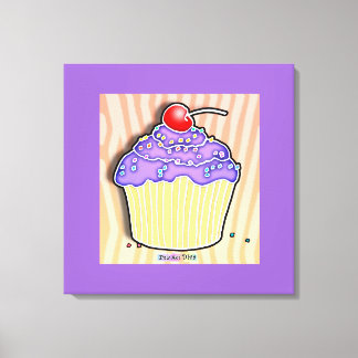 Canvas da Galeria de Cupcakes de Grama