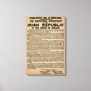 Canvas da proclamação de 1916 irlandeses (cópia