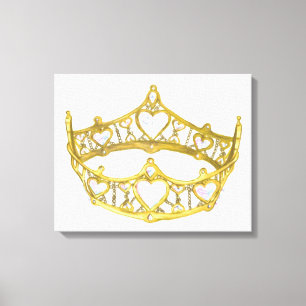 Canvas da Rainha dos Corações 20x16"