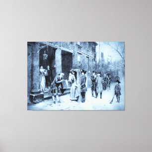 canvas da véspera de Natal no Colonial Times