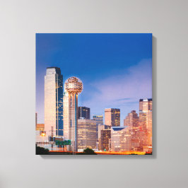Canvas Dallas Texas Art 16.80 X 17.50
