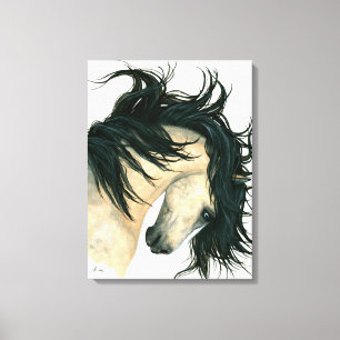 Canvas Dappled majestosas do cavalo do Buckskin