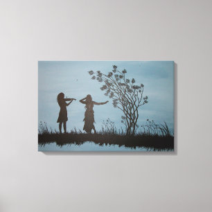 Canvas das meninas de dança