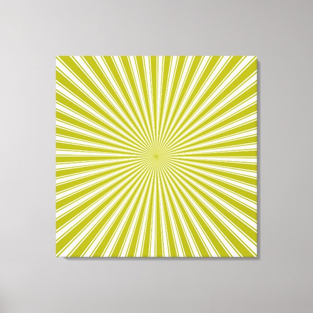 Canvas de Abstrato de Arte Branca e limão (Frente)