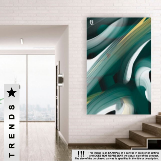 canvas de Abstrato de Tendência de 40 x 60 pol, pr (Criador carregado)