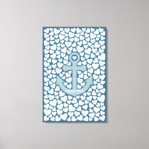 Canvas de Anchor Guest Book - 200 assinaturas
