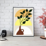 Canvas de Arte de Abstrato de Boho<br><div class="desc">Adicione um toque de design escandinavo moderno a sua casa com este impressão abstrato paisagístico espantoso.</div>