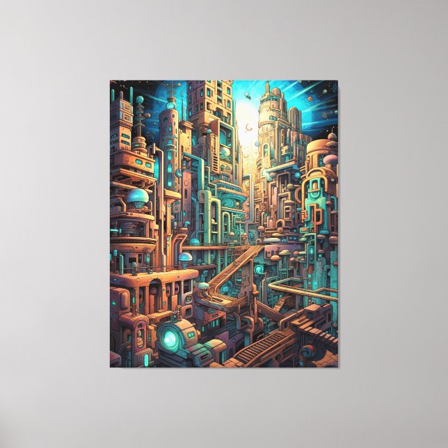 Canvas de Arte de Futuro Retroativo (Frente)