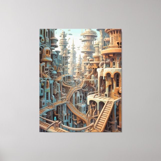 Canvas de Arte de Futuro Retroativo (Frente)