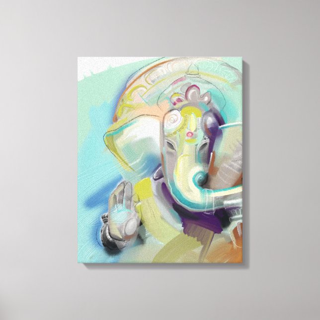 Canvas de Arte de Lord Ganesh (Frente)