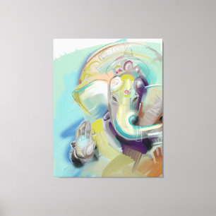 Canvas de Arte de Lord Ganesh