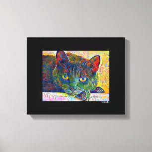 Canvas de arte digital de gatos